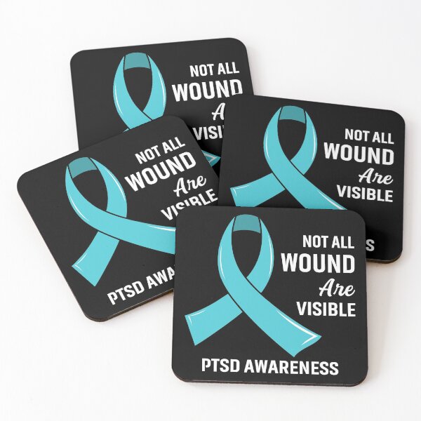 Item preview, Best Matching PTSD Awareness Warrior Birthday Retro Shirt Wound Visible Awareness T Shirt designed and sold by tuanitus.
