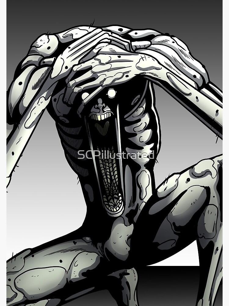 SCP 096 Illustration Poster by SCP Illustrated – The SCP Store