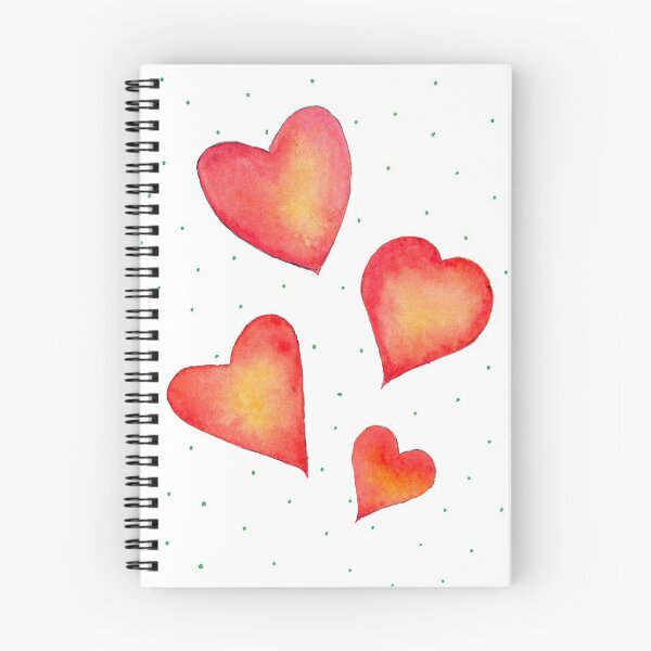 Item preview, Floating Orange Hearts designed and sold by wcoloursbyJulia.