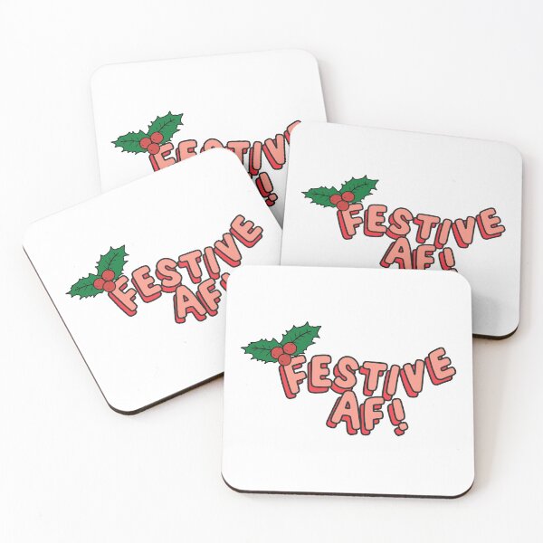 Item preview, festive af typography mistletoe designed and sold by cameronbaba.