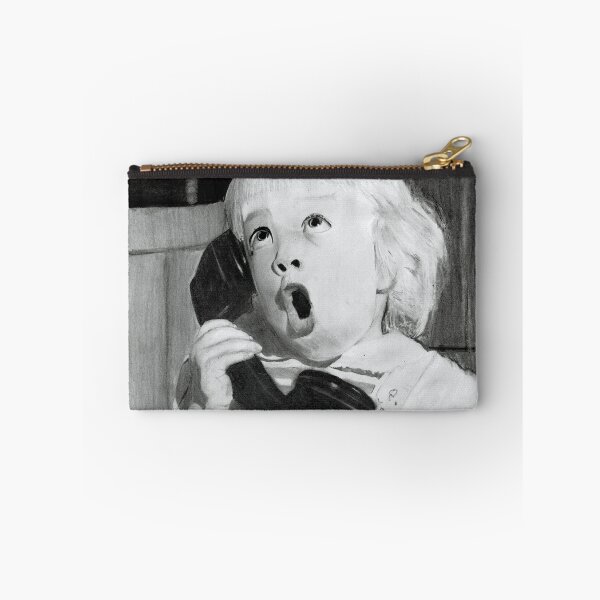 Item preview, Phone Call - Realistic Portrait Drawing designed and sold by Azhley11.