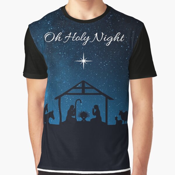 Oh Holy Night Nativity Christmas Shirt – Birdhouse Design Studio, LLC