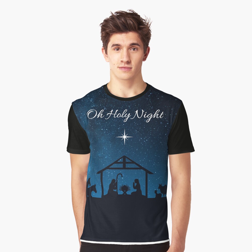 Oh Holy Night Nativity Christmas Shirt – Birdhouse Design Studio, LLC