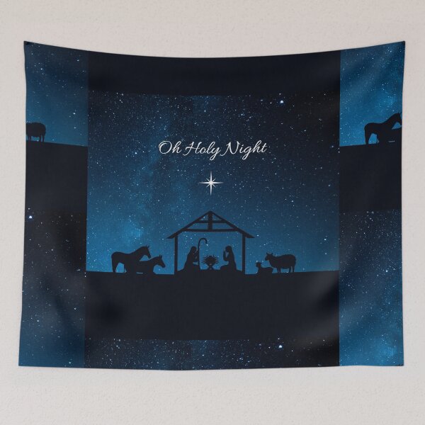 Item preview, Oh Holy Night Nativity Scene Manger designed and sold by Pandoras-Boxx.