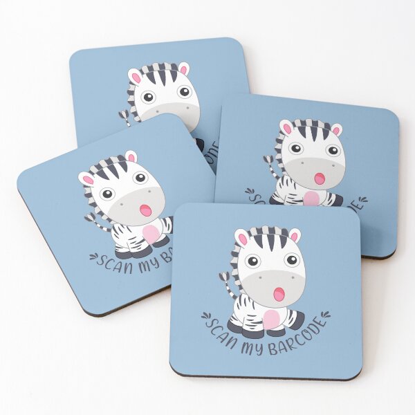 Item preview, Scan My Barcode Kawaii zebra designed and sold by KawaiiPark.