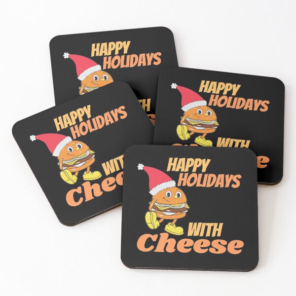 Item preview, Happy Holidays with Cheese designed and sold by Joy Poddar.