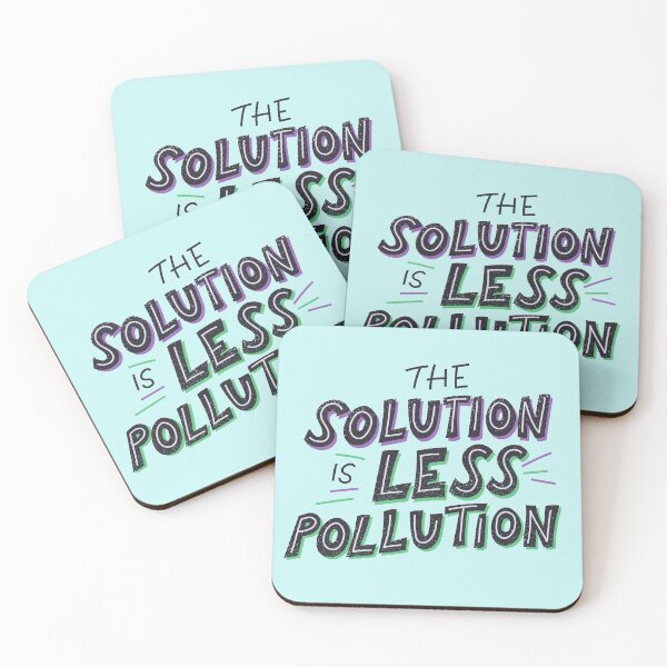 Item preview, The Solution Is Less Pollution designed and sold by Kindology.