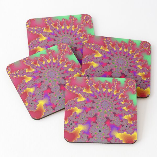 Item preview, Psychedelic Fractal no 1 designed and sold by Peter Kraaibeek | Generative Designs and Car Art.