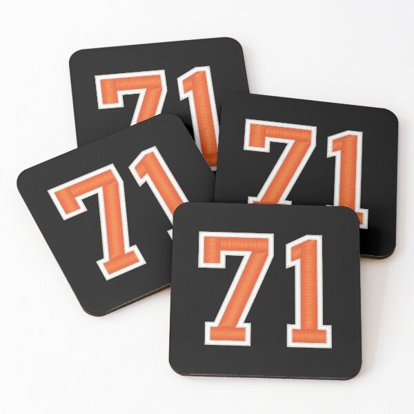 Item preview, Sports Number 71 Jersey seventy One Orange designed and sold by elhefe.