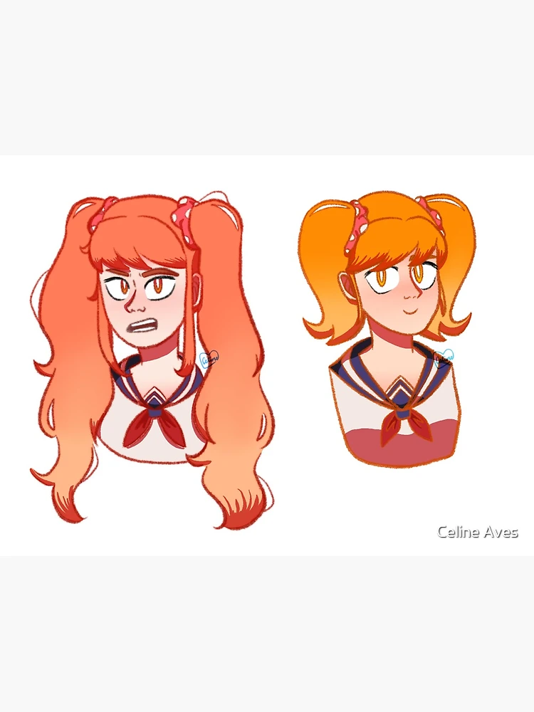 Casual Osana Najimi - Yandere Simulator Fanart Art Board Print for Sale by  Celine Aves