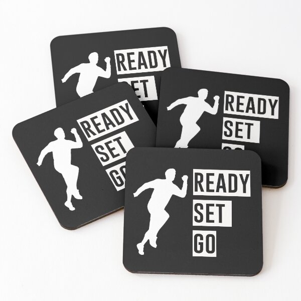 Item preview,  Ready Set Go - Running Man designed and sold by Lets-Run.