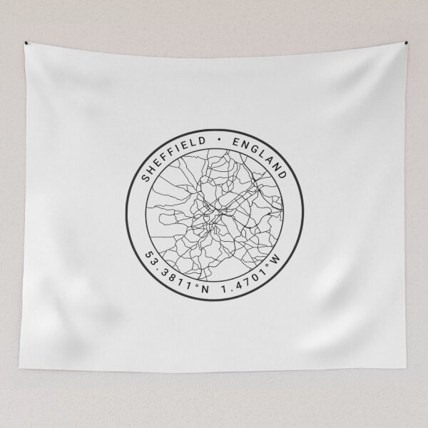 Item preview, Sheffield Map designed and sold by Lotteramoudt.
