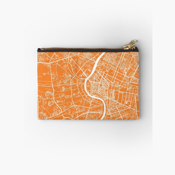 Item preview, Bangkok map orange designed and sold by mapsart.