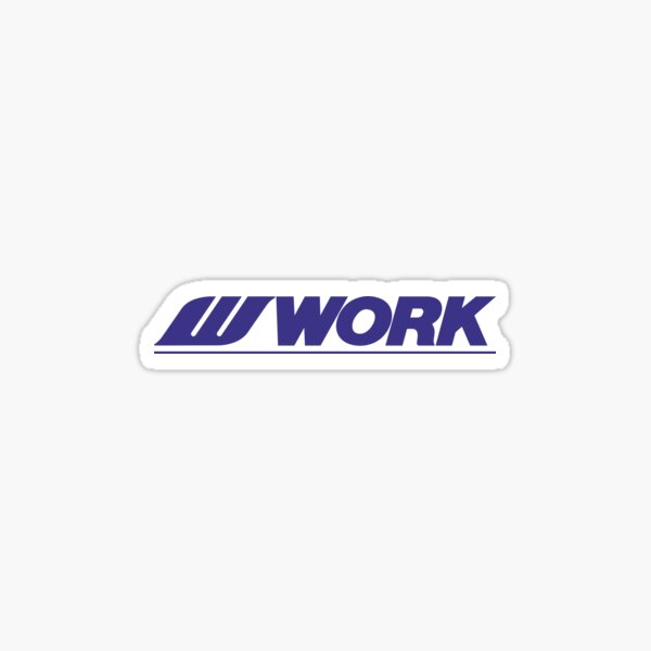 Box Logo Sticker – WORK Wheels USA