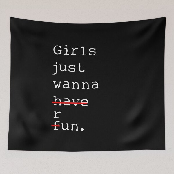 Item preview, Girls just wanna run - Running Girl designed and sold by Lets-Run.