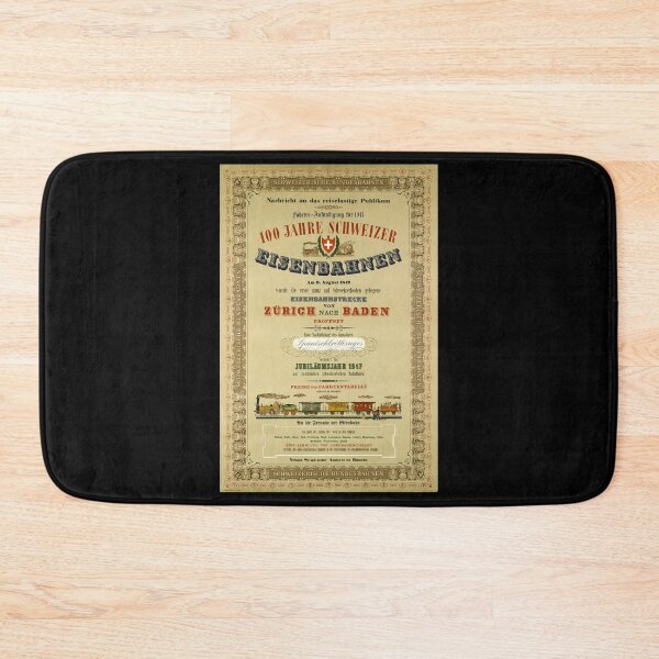 Item preview, retro classic 1947 100 Jahre Schweizer Eisenbahnen poster designed and sold by CorasPosters.