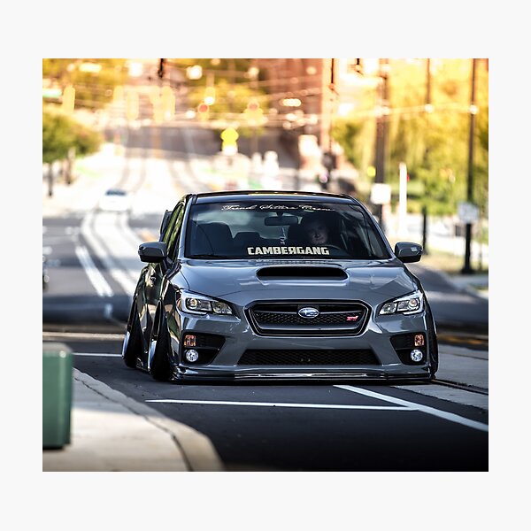 Bagged 2015 Subaru STi Photographic Print