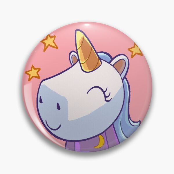 Item preview, Smiling Unicorn Head designed and sold by ArtofArvinP.