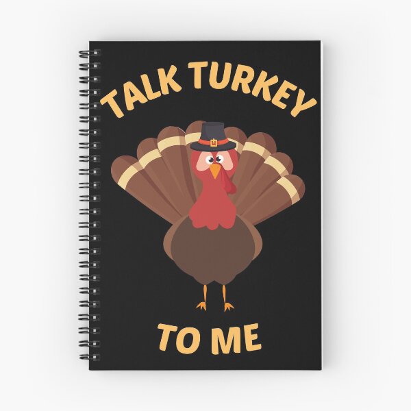 Item preview, Talk turkey to me - Funny Thanksgiving Pun with Cute Turkey designed and sold by Irelene.