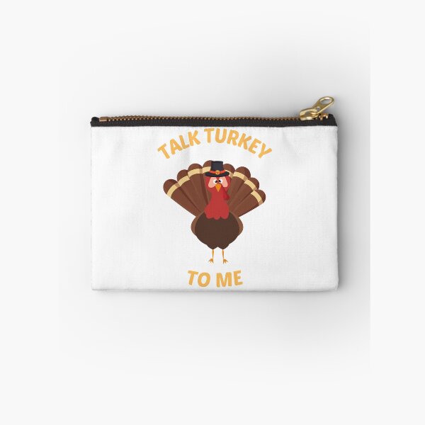 Item preview, Talk turkey to me - Funny Thanksgiving Pun with Cute Turkey designed and sold by Irelene.