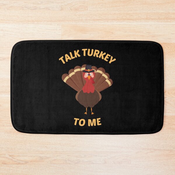 Item preview, Talk turkey to me - Funny Thanksgiving Pun with Cute Turkey designed and sold by Irelene.