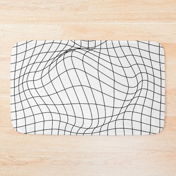 Item preview, aesthetic distorted wireframe mesh monochrome texture pattern vector designed and sold by Ray Loka.