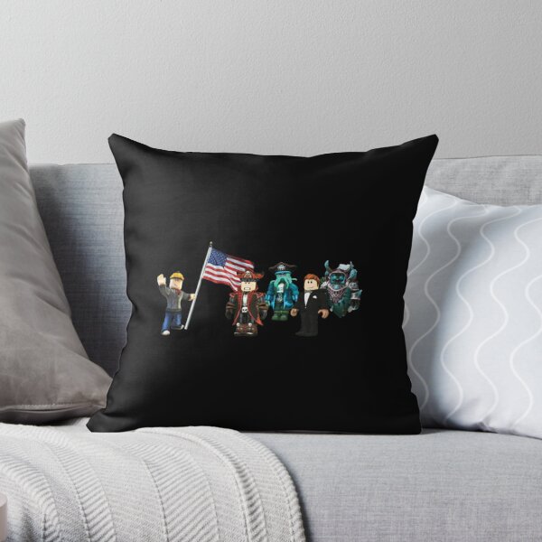 Roblox Characters Pillows Cushions Redbubble - roblox guest toons in game