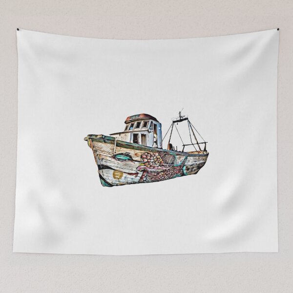 Item preview, Old Fishing Boat designed and sold by Christoferos.