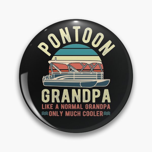 Item preview, Pontoon Grandpa Captain Like A Normal Grandpa Only Much Cooler Funny Pontooning Lover Gifts designed and sold by alenaz.
