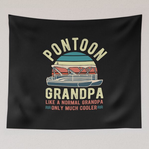 Item preview, Pontoon Grandpa Captain Like A Normal Grandpa Only Much Cooler Funny Pontooning Lover Gifts designed and sold by alenaz.