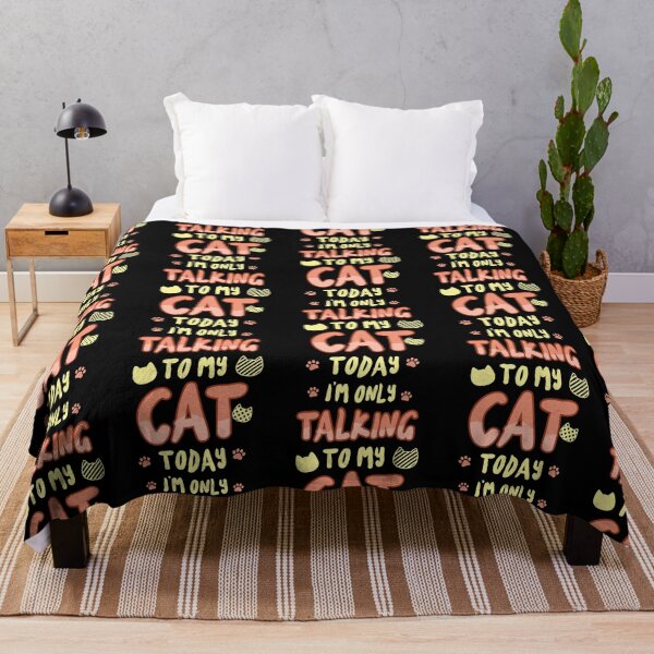 Item preview, I' m Only Talking To My Cat Today - Crazy Cat designed and sold by styleofpop.