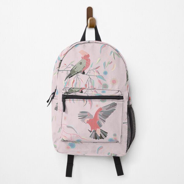 Item preview, Australian Galah Cockatoos in Gum Trees Light Pink designed and sold by Lisa Kalma | Brindie.