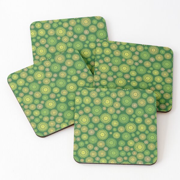 Item preview, Green and Yellow color Pattern designed and sold by miljuvarghese.