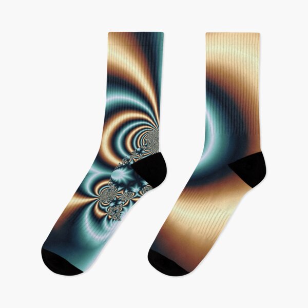 Item preview, Spacey Fractals | Blue Black and Gold | Classy Fractal Art designed and sold by JillyJ05.