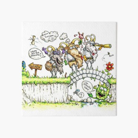 Item preview, The King’s Biscuits - Billy Goats Gruff designed and sold by stevepriest.
