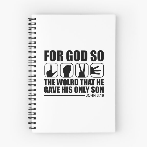 Item preview, for god so the world that he gave his only son john 3 16 designed and sold by PUNCH ME IN SHOP.