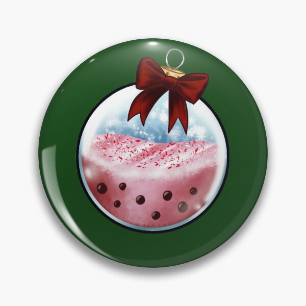 Item preview, Peppermint Boba Tea Christmas Orb designed and sold by JanejiraD.