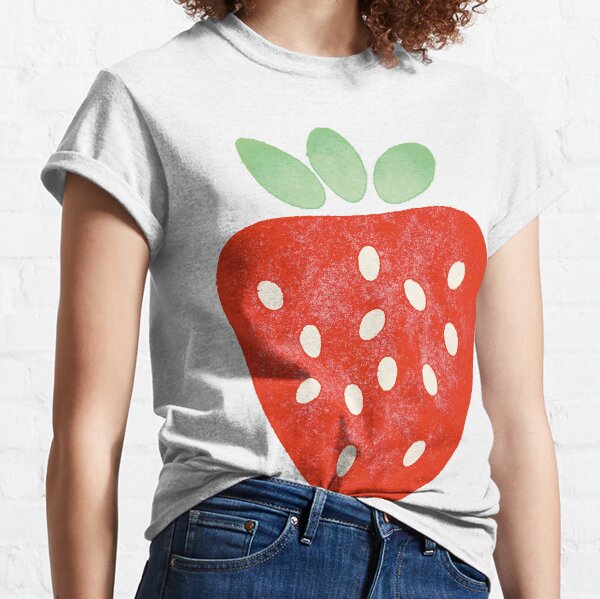 Strawberry in a watercolour style Classic T-Shirt