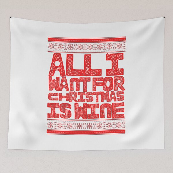 Item preview, All I Want For Christmas Is Wine designed and sold by m95sim.