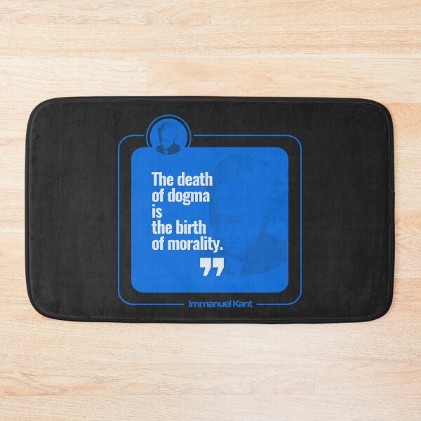 Item preview, Immanuel Kant quote poster (lightblue) designed and sold by CMYKStudio.