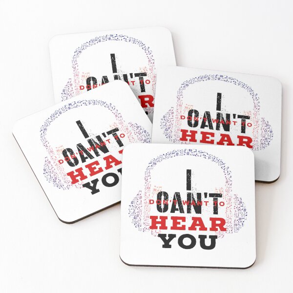 Item preview, I Can't Hear You - Headphones and Music Lovers designed and sold by PacificStreams.