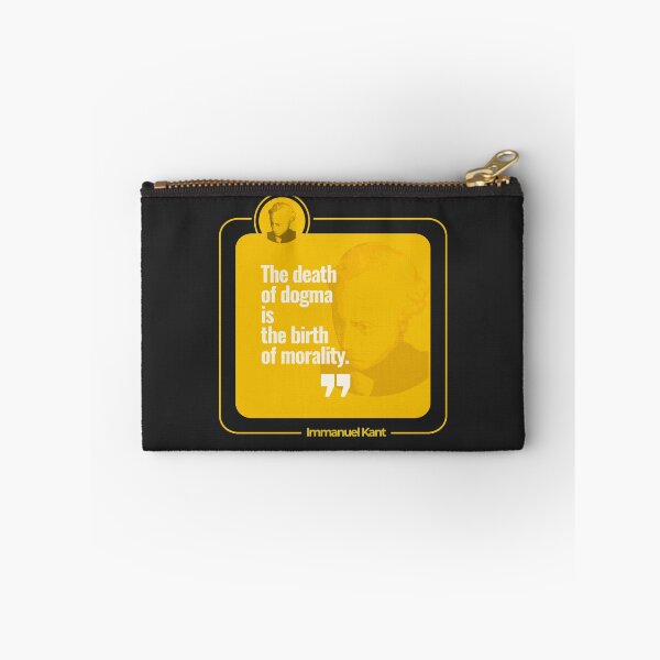 Item preview, Immanuel Kant quote poster (yellow) designed and sold by CMYKStudio.