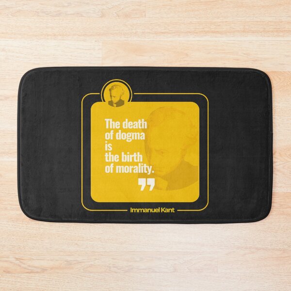 Item preview, Immanuel Kant quote poster (yellow) designed and sold by CMYKStudio.