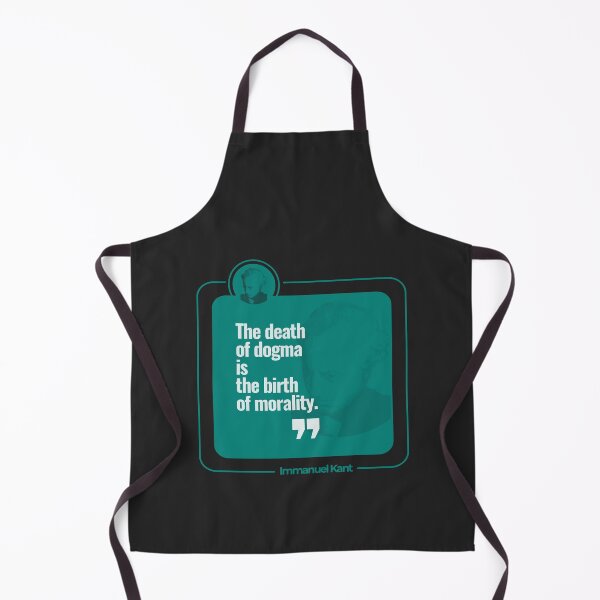 Item preview, Immanuel Kant quote poster (teal) designed and sold by CMYKStudio.