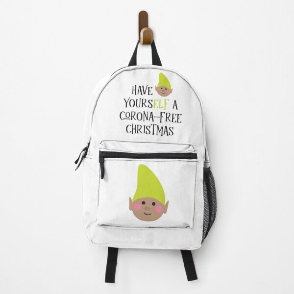 Item preview, 'Have YoursELF a Corona-Free Christmas' Elf 5 designed and sold by VicEllisArt.