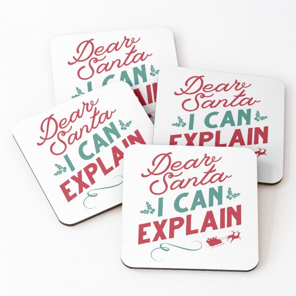 Item preview, Dear Santa I Can Explain designed and sold by cherrific.