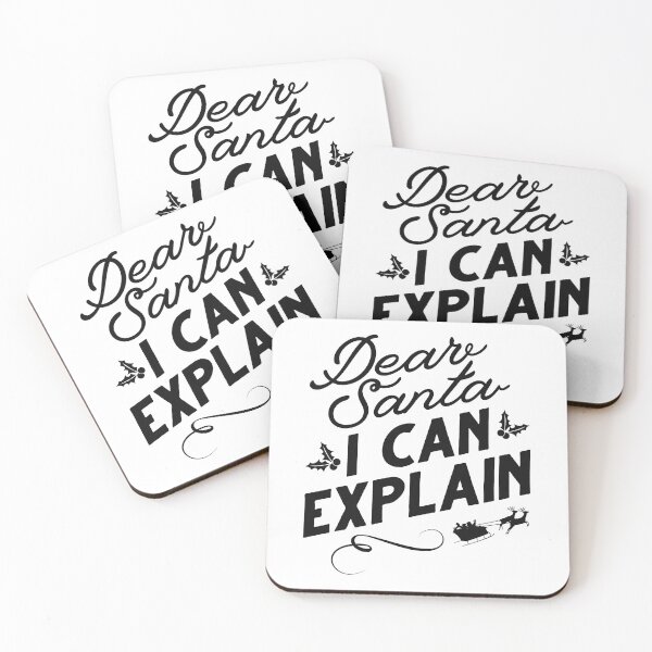Item preview, Dear Santa I Can Explain designed and sold by cherrific.