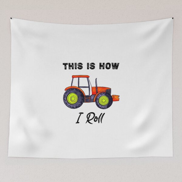 Item preview, Driver Tractors Farmer gift idea Gifts for tractor owners - Tractor gifts for Toddlers - Tractor gifts for Dad - This is How I Roll Farmer and Rancher Tractor designed and sold by Essakhi12.