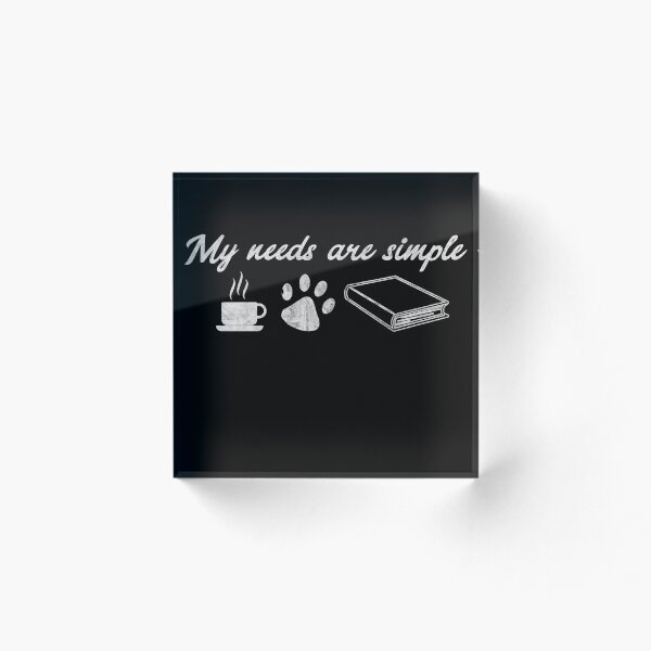 Item preview, I just need coffee tea dogs books gift designed and sold by DerNerd.