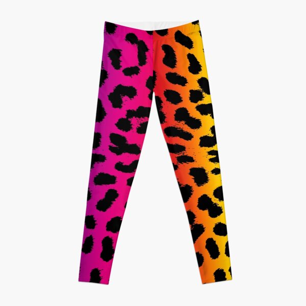 Leopard Rainbow Leggings for Sale